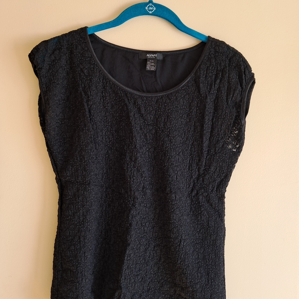 Alfani Women's Elegant Black Blouse